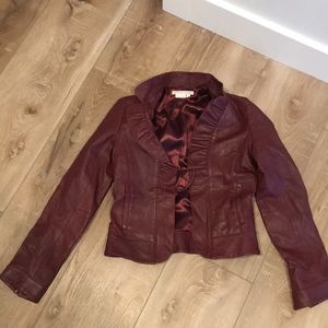 Leather jacket